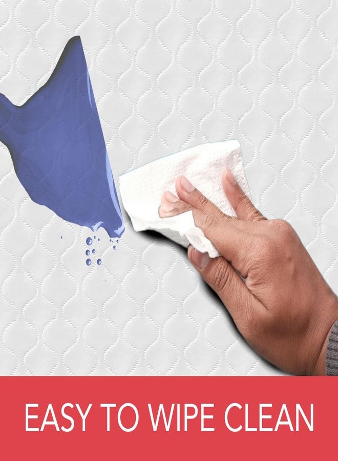 لامينيت لامينت - واقي طاولة فاخر مبطن شديد التحمل ومبطن لطاولة غرفة الطعام - مستطيل 52 بوصة × 108 بوصة | حشوة طاولة من الفينيل المقاوم للماء تحت غطاء مفرش الطاولة للطاولات المستطيلة والمربعة - Image 4